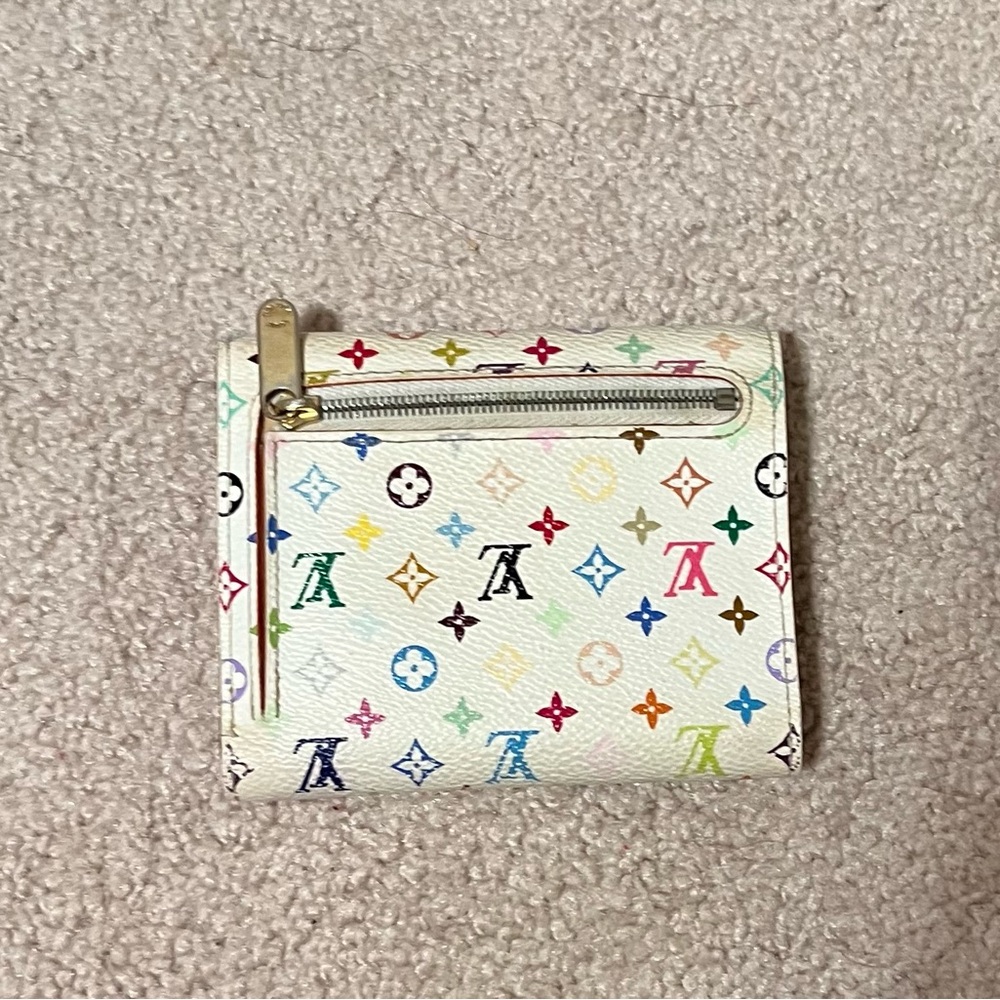 Louis Vuitton Murakami White Multicolor Wallet - Picture 3 of 9